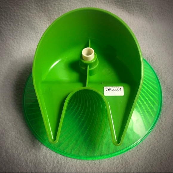 Pet Disc Green Quiet Running Wheel & Purple Dishes for Small Critters Mice Etc. - Picture 5 of 7